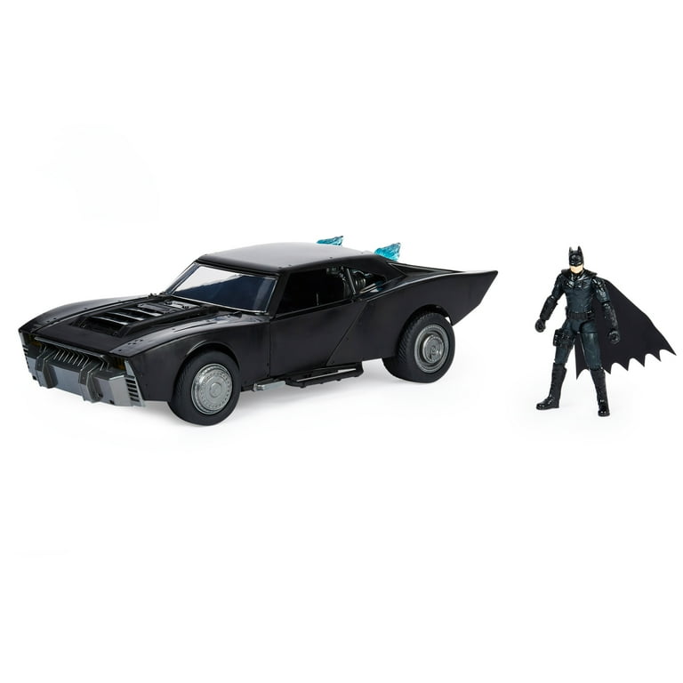 DC Comics Batman Batmobile Vehicle - Kids Toy with 4