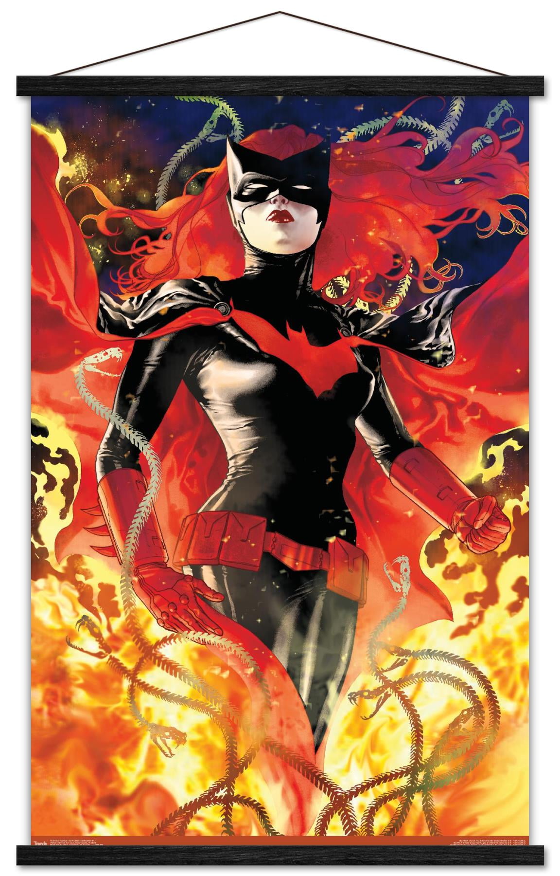 DC Comics - Batwoman - Batwoman #17 Wall Poster with Wooden Magnetic Frame, 22.375" x 34"