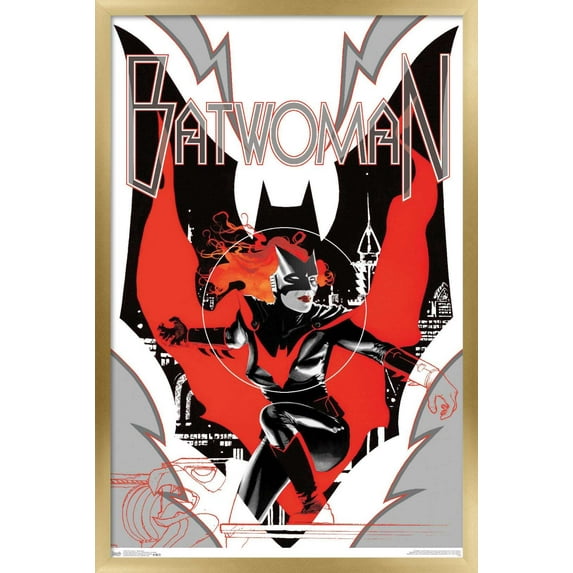 DC Comics - Batwoman Wall Poster, 22.375" x 34", Framed
