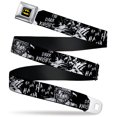 thumbnail image 1 of DC Comics Belt, Seatbelt Buckle Belt, Batman The Dark Knight and Joker Smiling Close Up Black, 30 to 44 Inches, 1 of 9