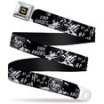 thumbnail image 1 of DC Comics, Seatbelt Buckle Belt, Batman The Dark Knight and Joker Smiling Close Up Black, 34 to 52 Inches, 1 of 9