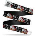 thumbnail image 1 of DC Comics Belt, Seatbelt Buckle Belt, Birds of Prey Harley Quinn Roller Skates Icons Collage, 24 to 38 Inches, 1 of 7