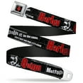 thumbnail image 1 of DC Comics Belt, Seatbelt Buckle Belt, Harley Quinn Face Metropolis Will Never Be The Same Black, 34 to 52 Inches, 1 of 9