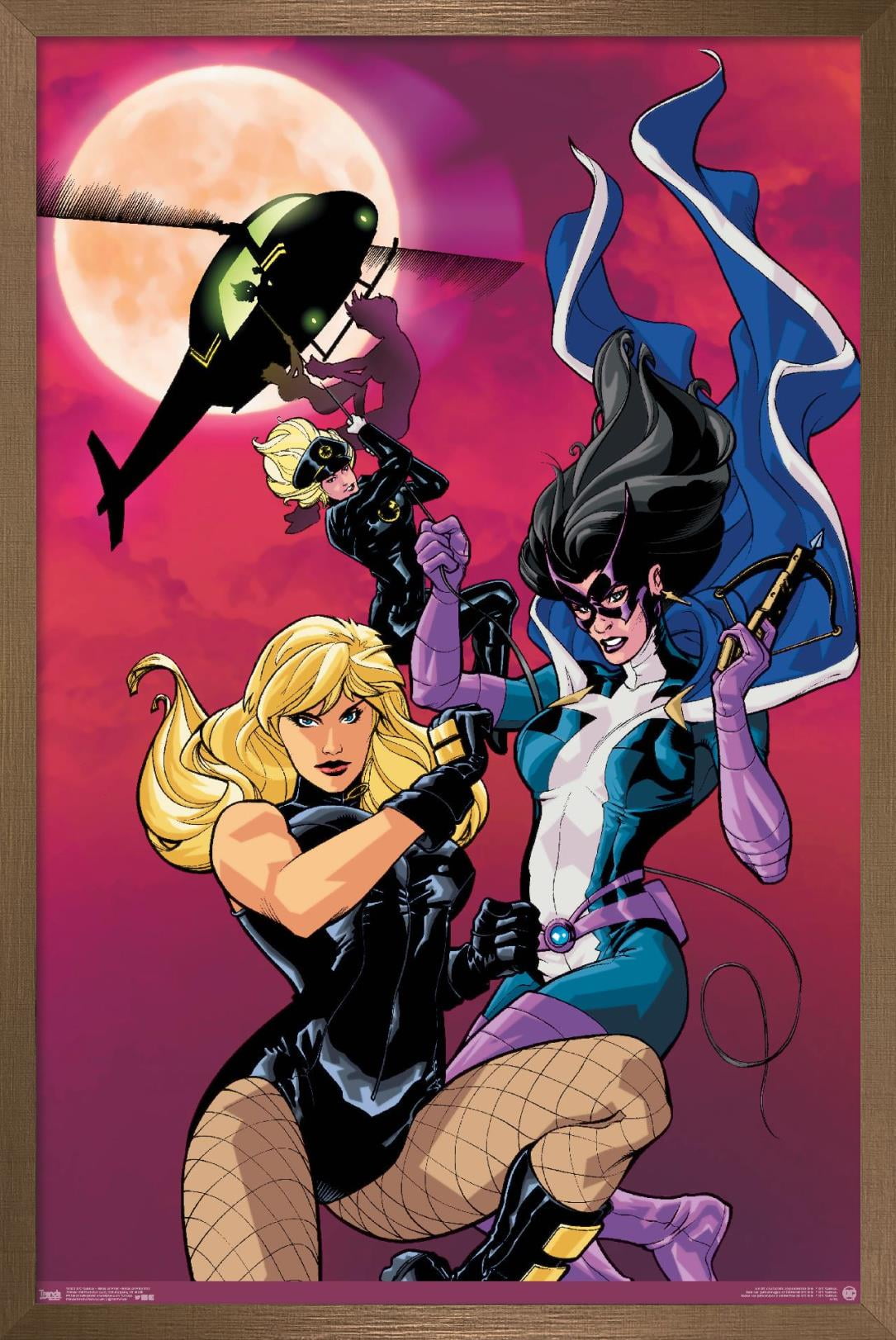DC Comics - Birds of Prey - Birds of Prey #92 Wall Poster, 14.725" x 22.375", Framed