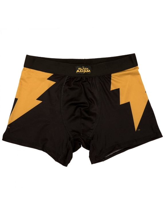 DC Comics Black Adam Logo Men's Underwear Boxer Briefs-Medium (32-34)