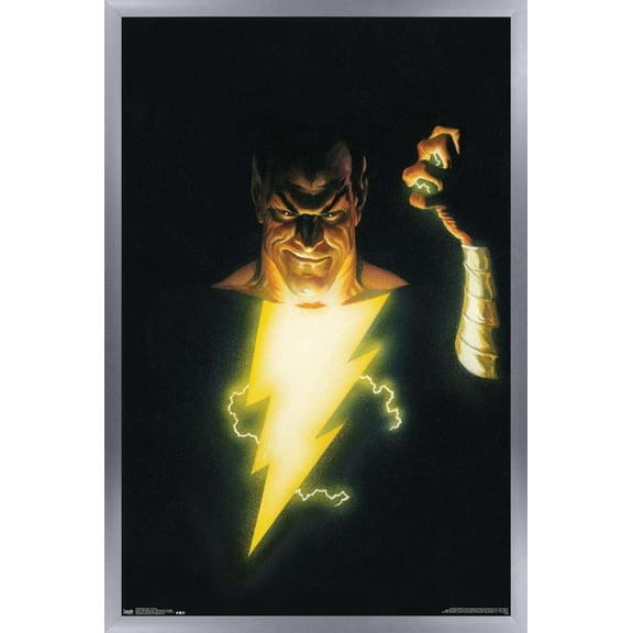 DC Comics - Black Adam - Portrait Wall Poster, 14.725" x 22.375", Framed