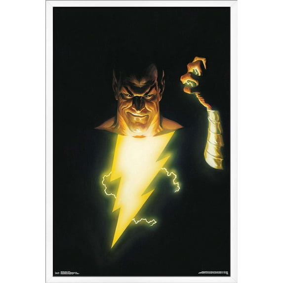 DC Comics - Black Adam - Portrait Wall Poster, 22.375" x 34", Framed