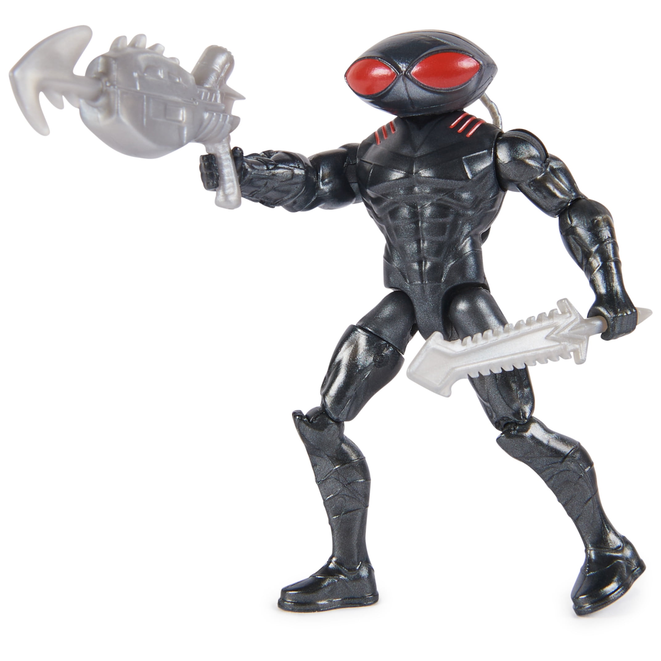 DC Comics, Black Manta Action Figure, 4-inch, 2 Accessories, Easy to Pose,  Collectible Superhero Kids Toys for Boys and Girls Ages 3+ - Walmart.com, image size:2144x2144