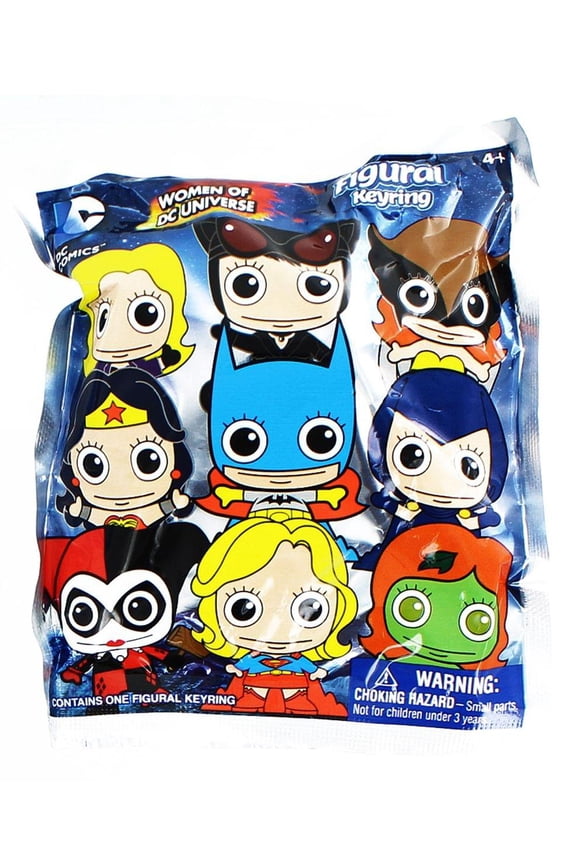 DC Comics Blind Bagged 3D Foam Figural Keychain: Women of DC Universe