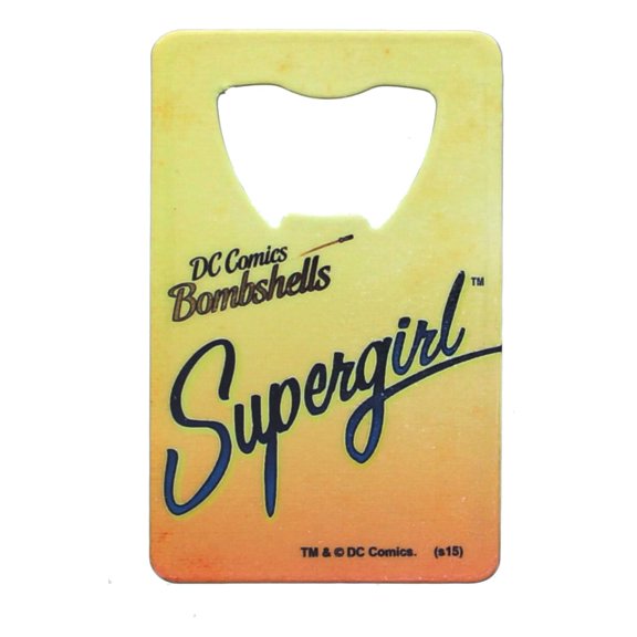 DC Comics Bombshells Supergirl Credit Card Bottle Opener