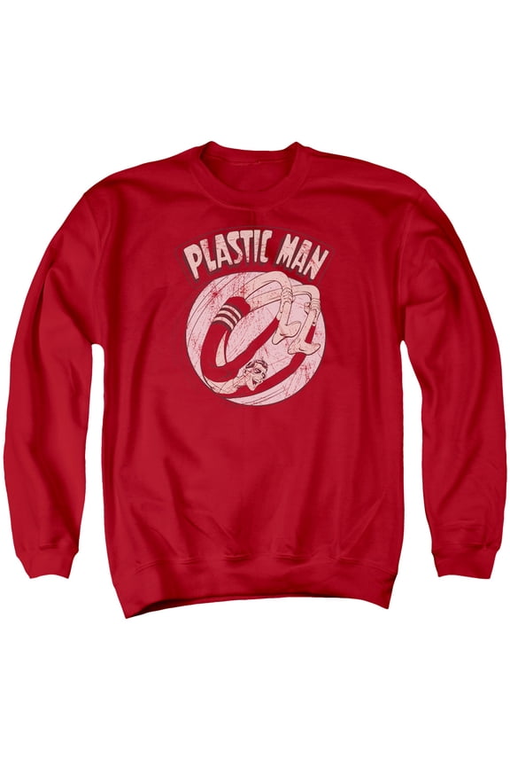 DC Comics Bounce Adult Crewneck Sweatshirt Red
