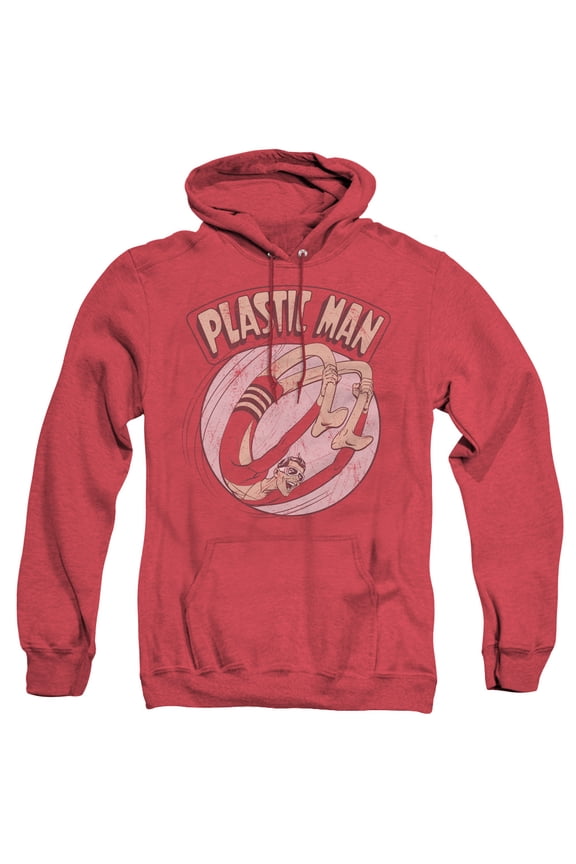 DC Comics Bounce Adult Heather Hoodie Sweatshirt Red