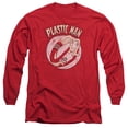 thumbnail image 1 of DC Comics Bounce Long Sleeve Adult 18/1 T-Shirt Red, 1 of 1