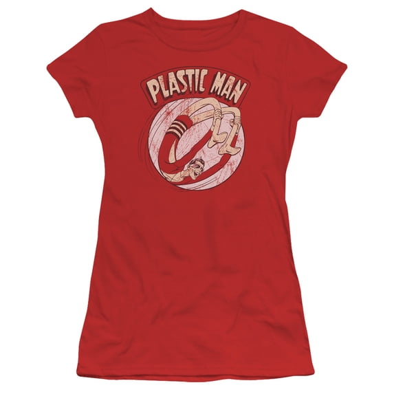 DC Comics Bounce S/S Junior Women's T-Shirt Sheer Red