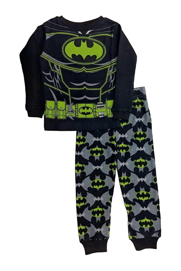 Boys Batman Baselayer Set Glow Dark Thermal Underwear Long Johns 10