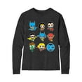 thumbnail image 1 of DC Comics Boys' Batman Chibi Grid Long Sleeve T-Shirt, Sizes 4-16, 1 of 2