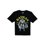 DC Comics Boys Batman Dark Knight, Crew Neck, Short Sleeve, Graphic T-Shirt, Sizes 4-18