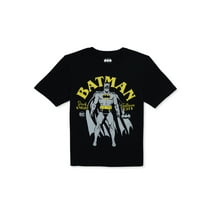 DC Comics Boys Batman Dark Knight, Crew Neck, Short Sleeve, Graphic T-Shirt, Sizes 4-18