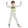 thumbnail image 1 of DC Comics Boys Batman Gray Tight Fit 2 Piece Long Sleeve Pajama Pant Set, 1 of 5