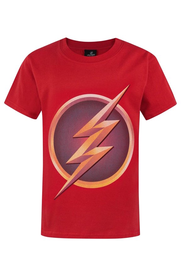 Batman Distressed Logo Boys Red Short Sleeved T-Shirt | 7-8 Years | Made by Vanilla Underground