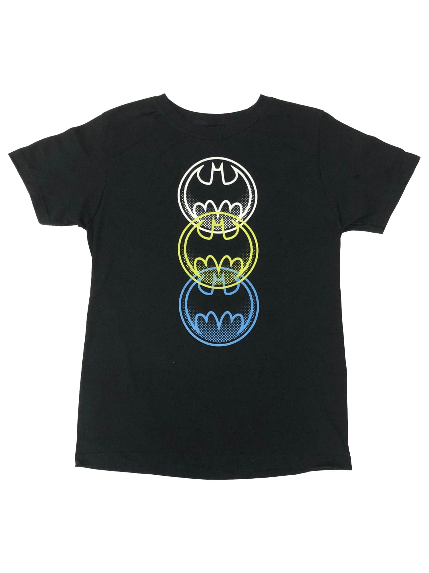 DC Comics Boys Short Sleeve Black Batman Tee Shirt T-Shirt XX