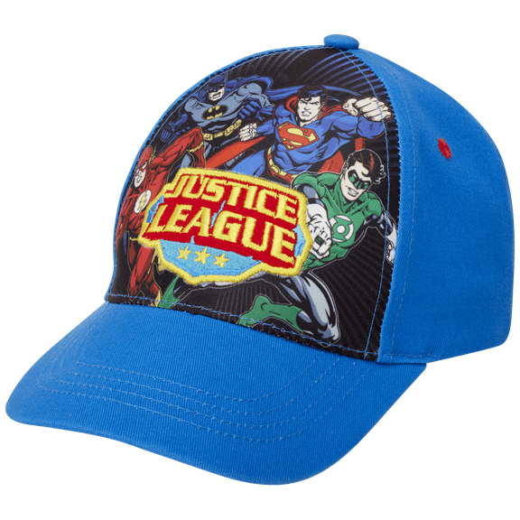 DC Comics Boys' Super Hero Baseball Cap - 3D Superman, Batman, Justice League Hat (2T-7)