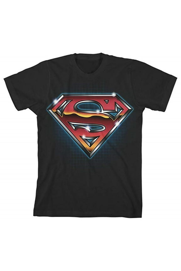 DC Comics Boys' Superman Shield T-Shirt (Big Boys)