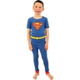 thumbnail image 1 of DC Comics Boys Superman Superhero Cotton Costume Pajama Set, 1 of 4
