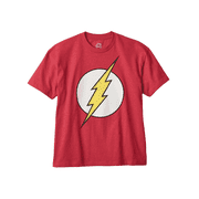 DC Comics Boys' The Flash Logo Glow T-Shirt