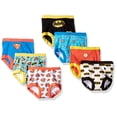 thumbnail image 1 of DC Comics Boys' Toddler Superman, Batman and More 7-Pack Training Pants 2T, 3T, 4T, Justice League, 1 of 3
