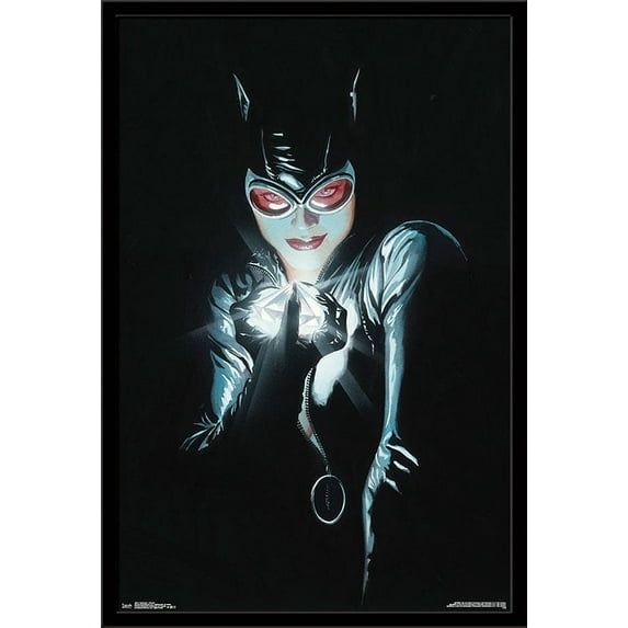 DC Comics - Catwoman - Portrait Wall Poster, 22.375" x 34", Framed