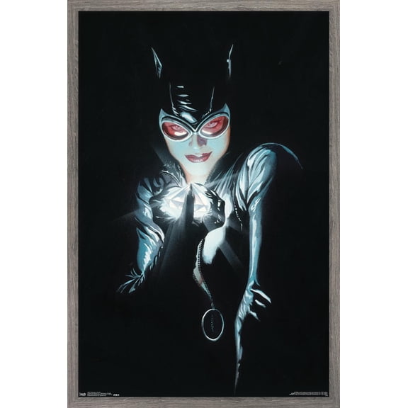 DC Comics - Catwoman - Portrait Wall Poster, 22.375" x 34", Framed