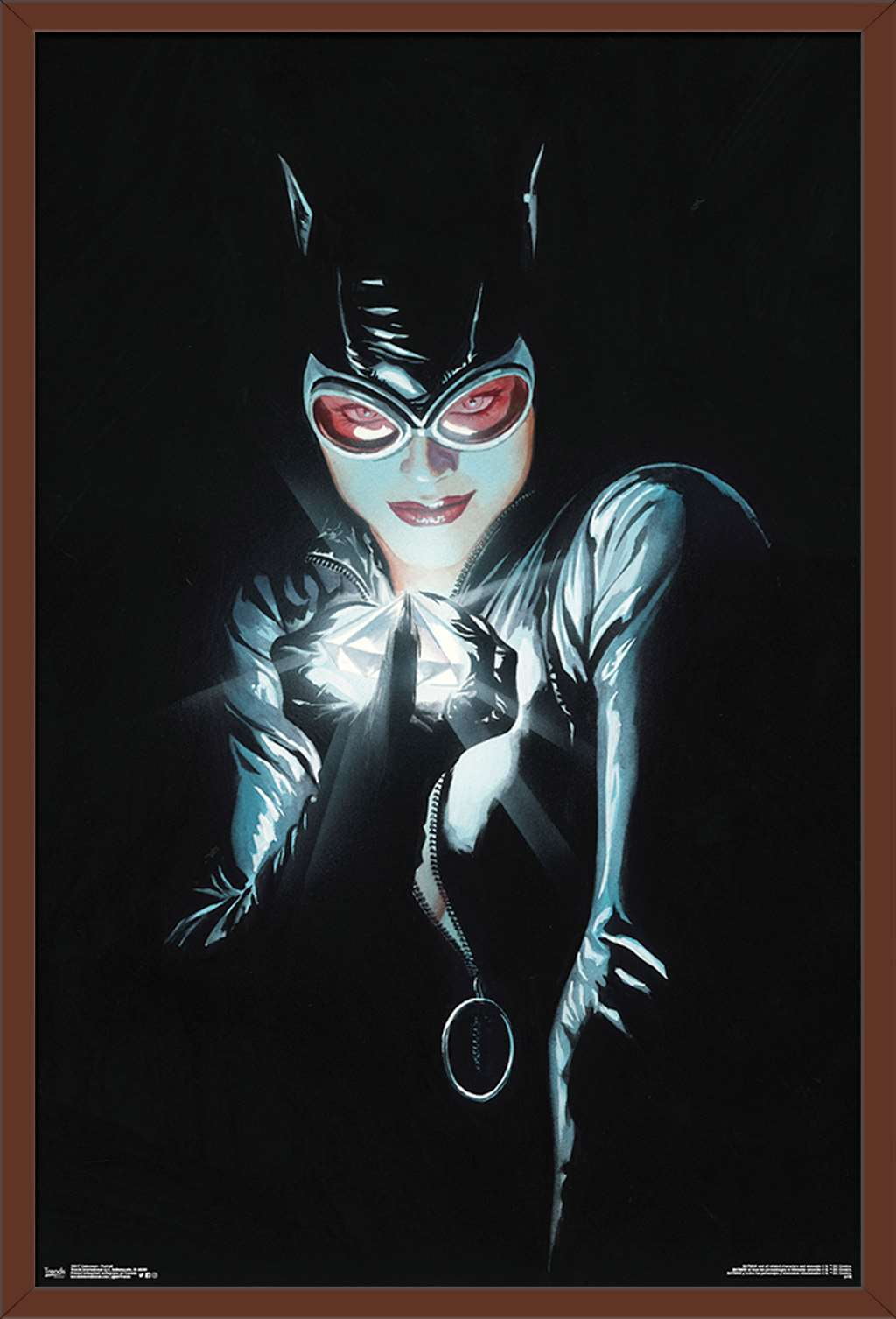 DC Comics - Catwoman - Portrait Wall Poster, 22.375" x 34", Framed