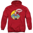 thumbnail image 1 of DC Comics Christmas Superman Coal Adult Pull-Over Hoodie, 1 of 1