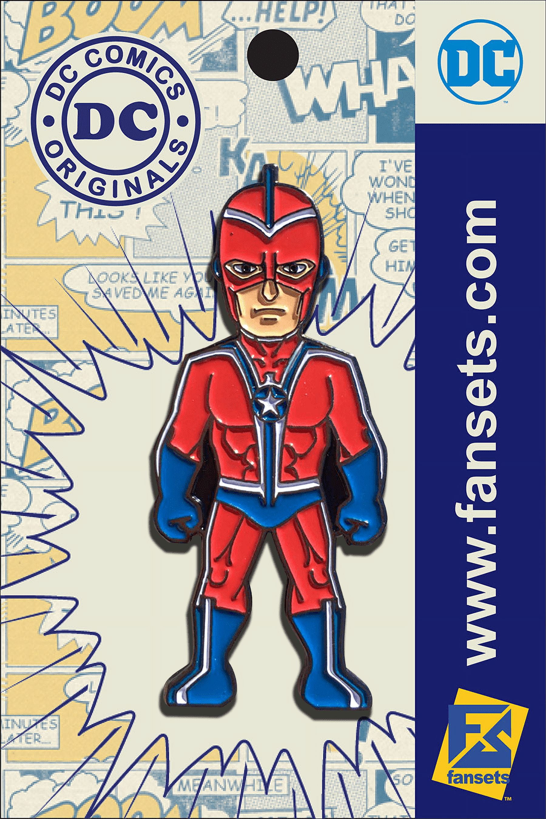 DC Comics Classic COMMANDER STEEL Licensed FanSets Pin MicroChracters ...