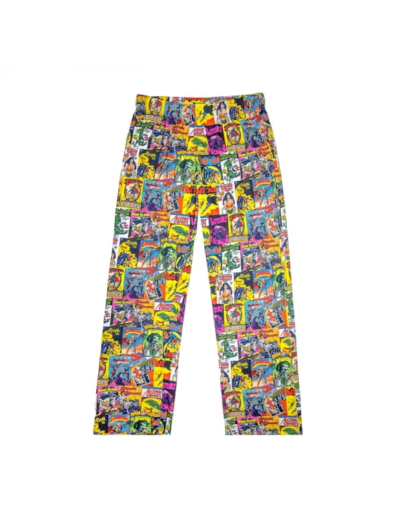 Classic Comic Book Covers Sleep Pants-Small (28-30)