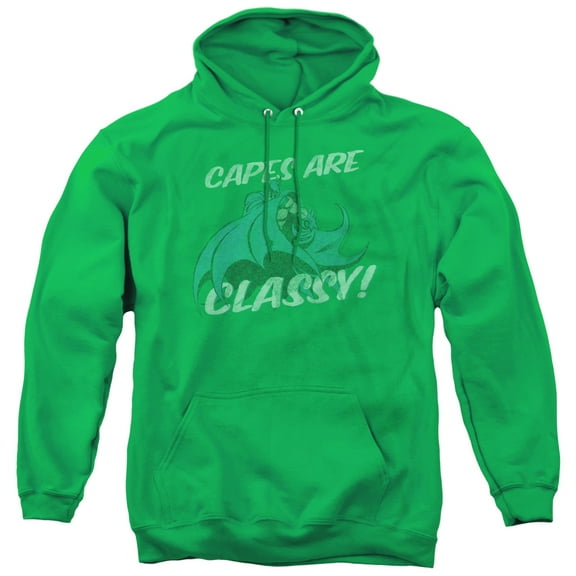 DC Comics Classy Adult Pullover Hoodie Sweatshirt Kelly Green