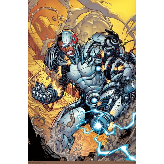 DC Comics - Cyborg - Battle Wall Poster, 22.375" x 34"