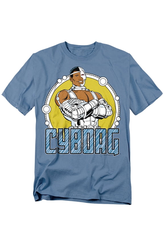 DC Comics Cyborg Mens Short Sleeve Shirt