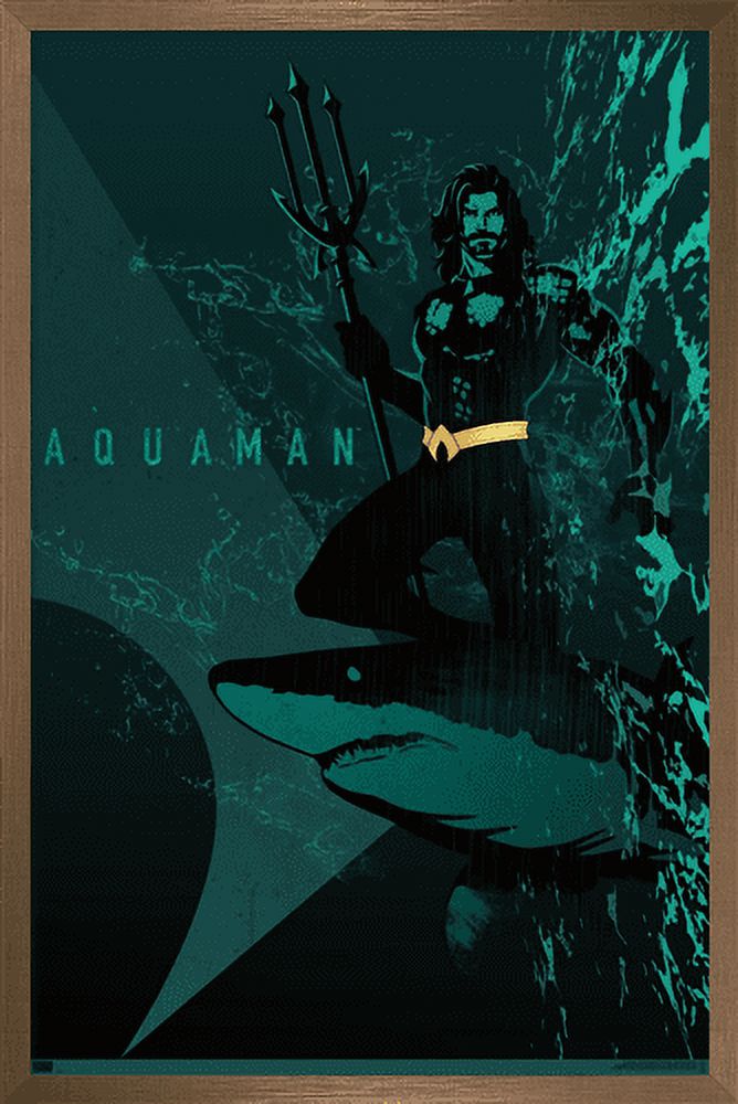DC Comics: Dark Artistic - Aquaman Wall Poster, 14.725" x 22.375" Framed