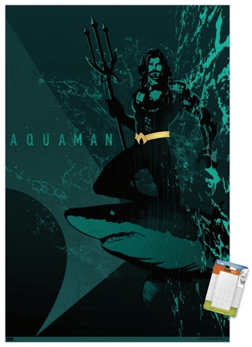DC Comics: Dark Artistic - Aquaman Wall Poster, 22.375" x 34"