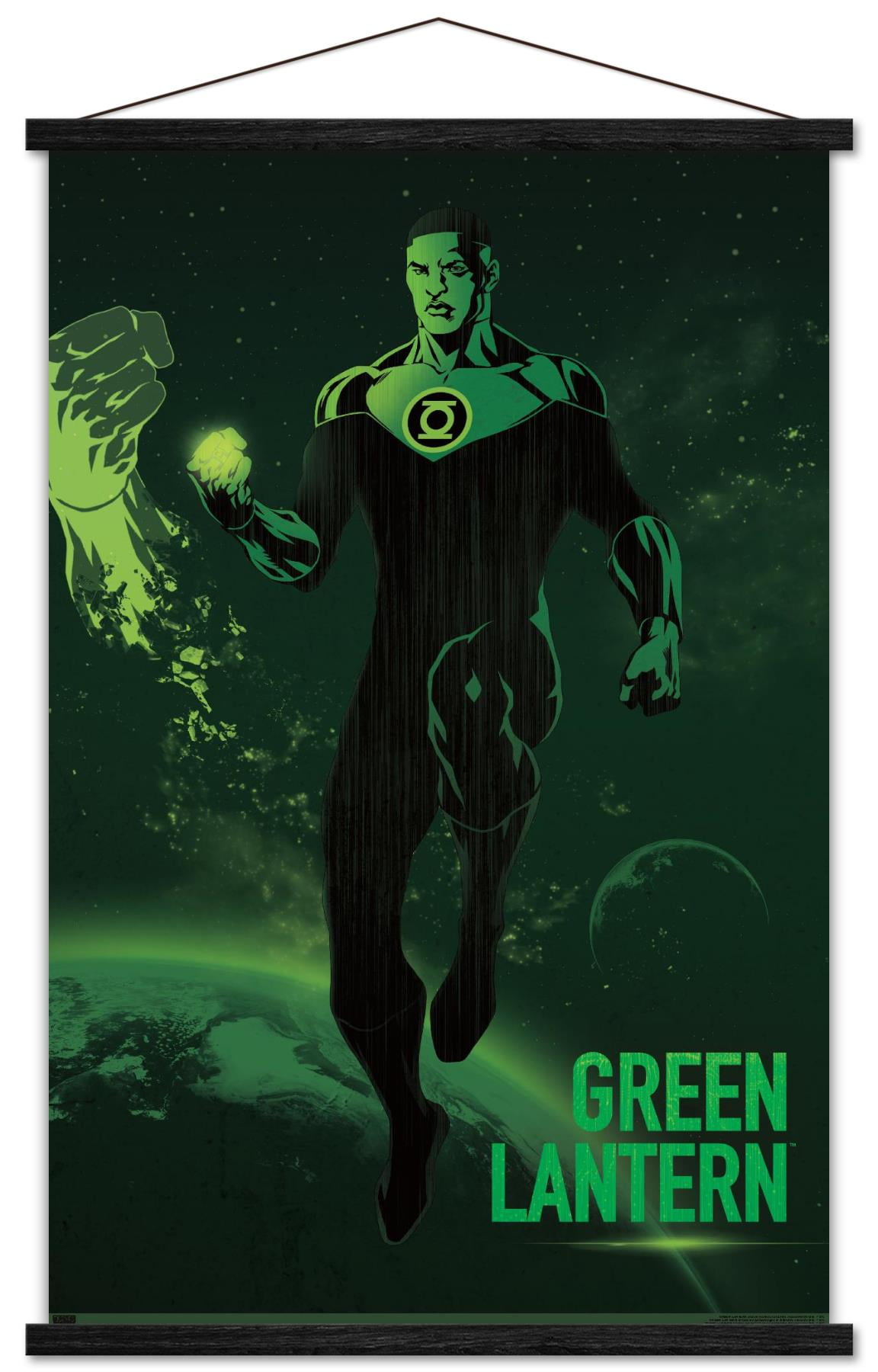DC Comics Dark Artistic Green Lantern Wall Poster with