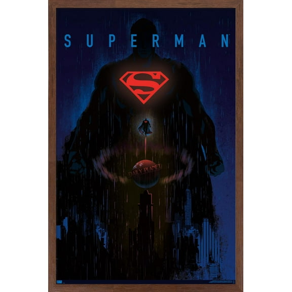 DC Comics: Dark Artistic - Superman Wall Poster, 22.375" x 34" Framed