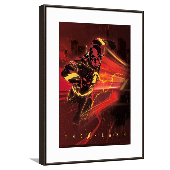 DC Comics: Dark Artistic - The Flash Canvas Wall Poster, 14.725" x 22.375"