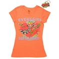 thumbnail image 1 of DC Comics Every Girl Loves a Super Hero Junior's T-Shirt & Keychain Bundle Set, 1 of 1