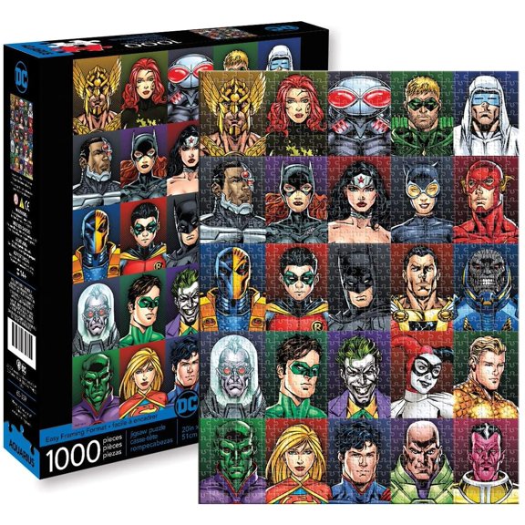 DC Comics Faces 1000 Piece Jigsaw Puzzle