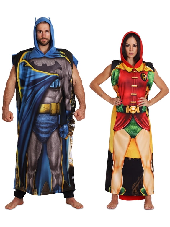 DC Comics Family Pajama Poncho Loungewear Set, Size: One Size