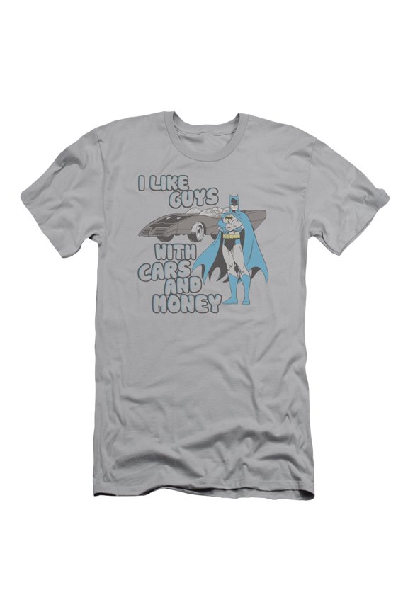 DC Comics Favorite Things S/S Adult 30/1 T-Shirt Silver