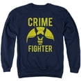 thumbnail image 1 of DC Comics Fight Crime Adult Crewneck Sweatshirt Navy, 1 of 1