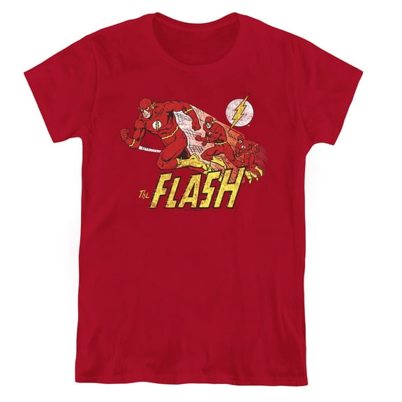 DC Comics Flash Crimson Comet S/S Women's T-Shirt Cardinal